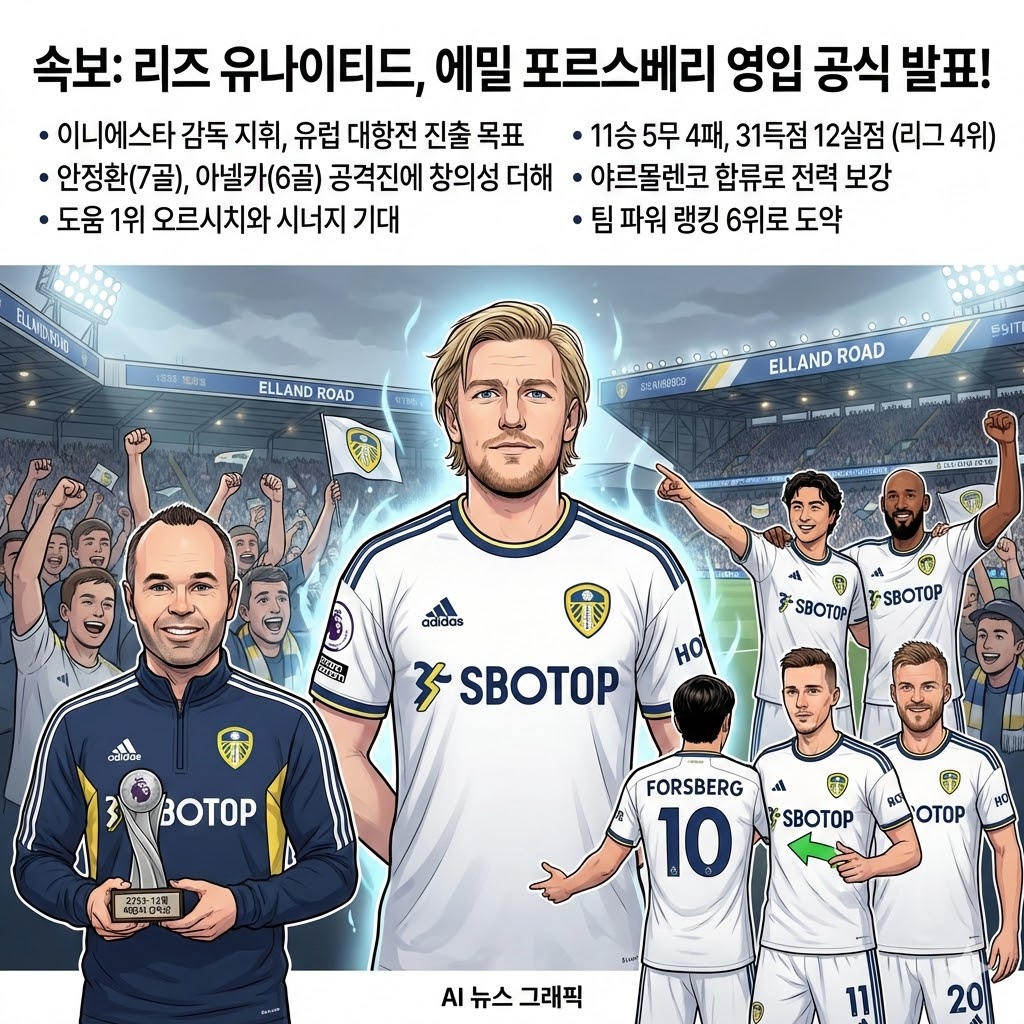 리즈, [스웨덴 특급] 포르스베리 영입!